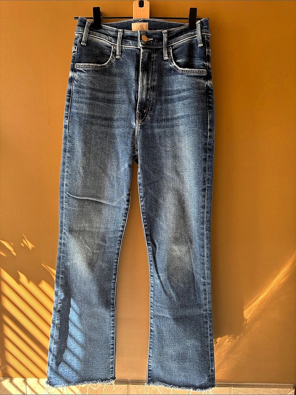MOTHER The Hustler Ankle Fray Jeans - size 26